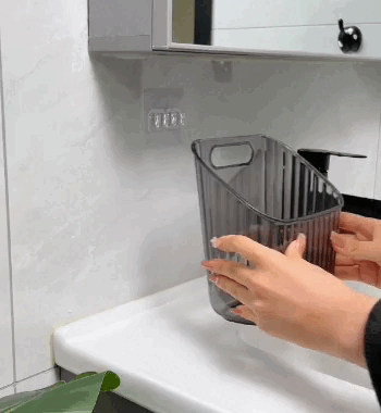 Contenitore portaoggetti con ventosa