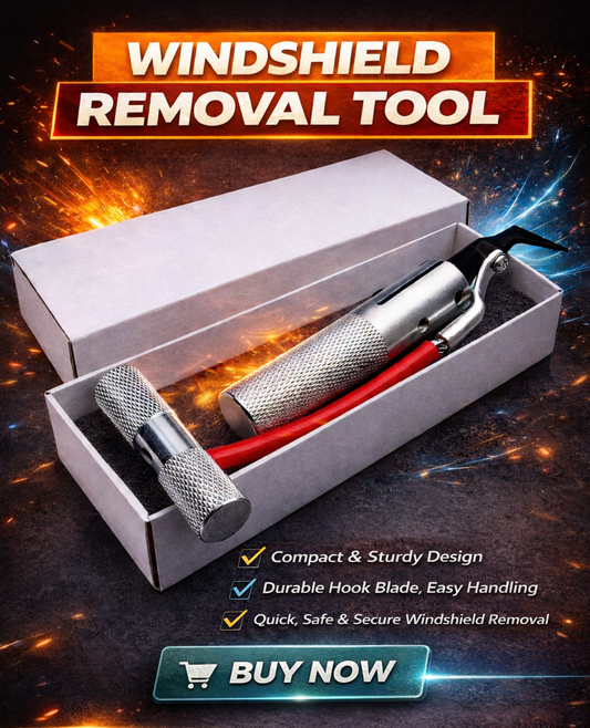 Strumento per la rimozione del parabrezza dell'auto