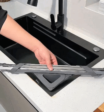 Tappetino angolare per asciugatura del lavello da cucina