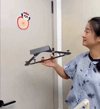 Appendiabiti da Porta a 6 Ganci Senza Foratura