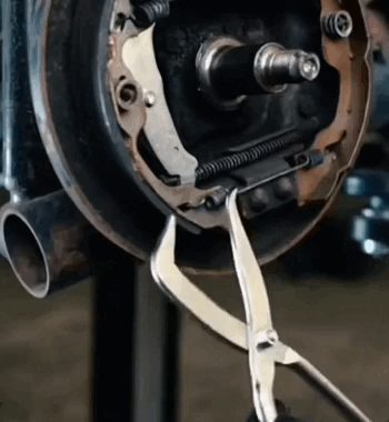 Pinza per molla freno