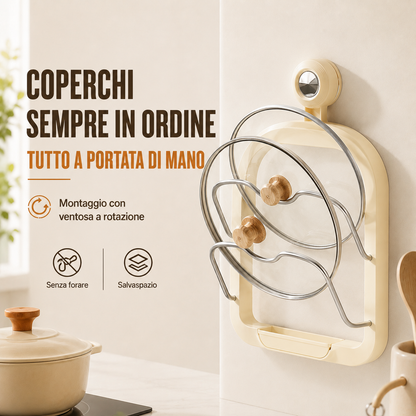 Supporto Per Coperchi Da Parete Con Ventosa