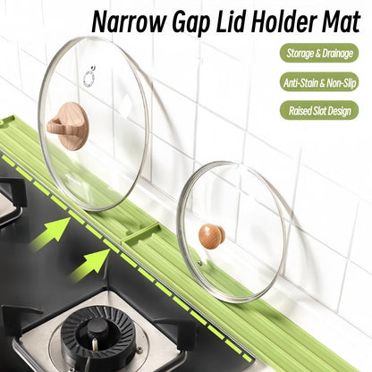 Tappetino porta-coperchio per spazi stretti