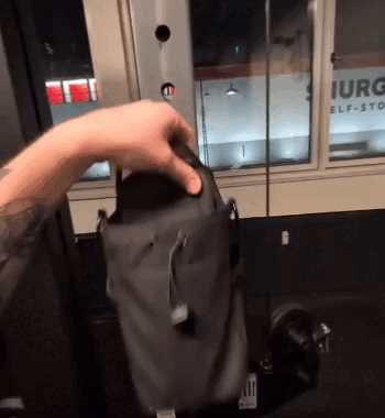 Borsa fitness portatile con magnete