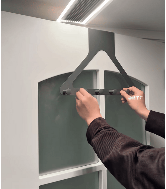 Appendiabiti da porta a 6 ganci