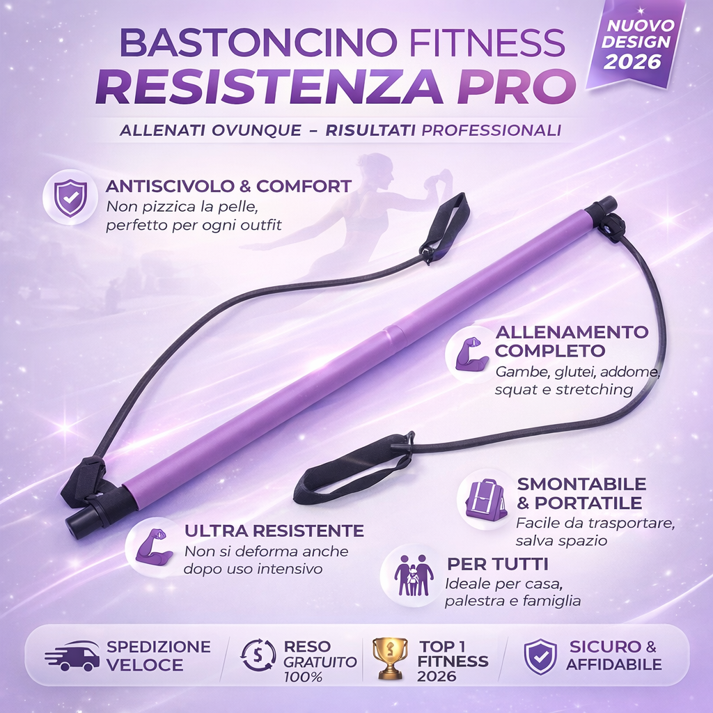 🧘‍♀️ Barra per esercizi di Pilates