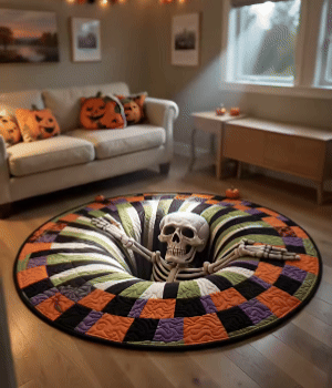 Offerta Esclusiva | Tappeto 3D Halloween con Scheletro