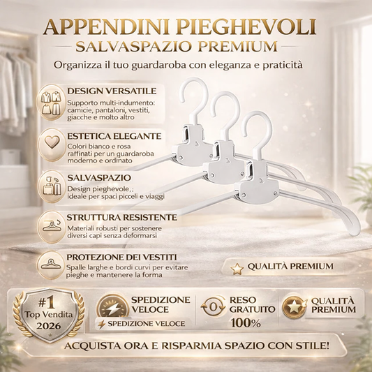 Appendiabiti pieghevole