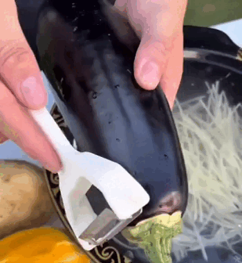 Pelapatate e sminuzzatore 2-in-1 a doppia lama