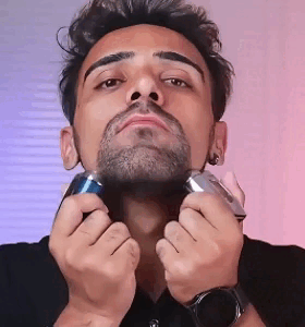 Mini rasoio elettrico a doppia testina