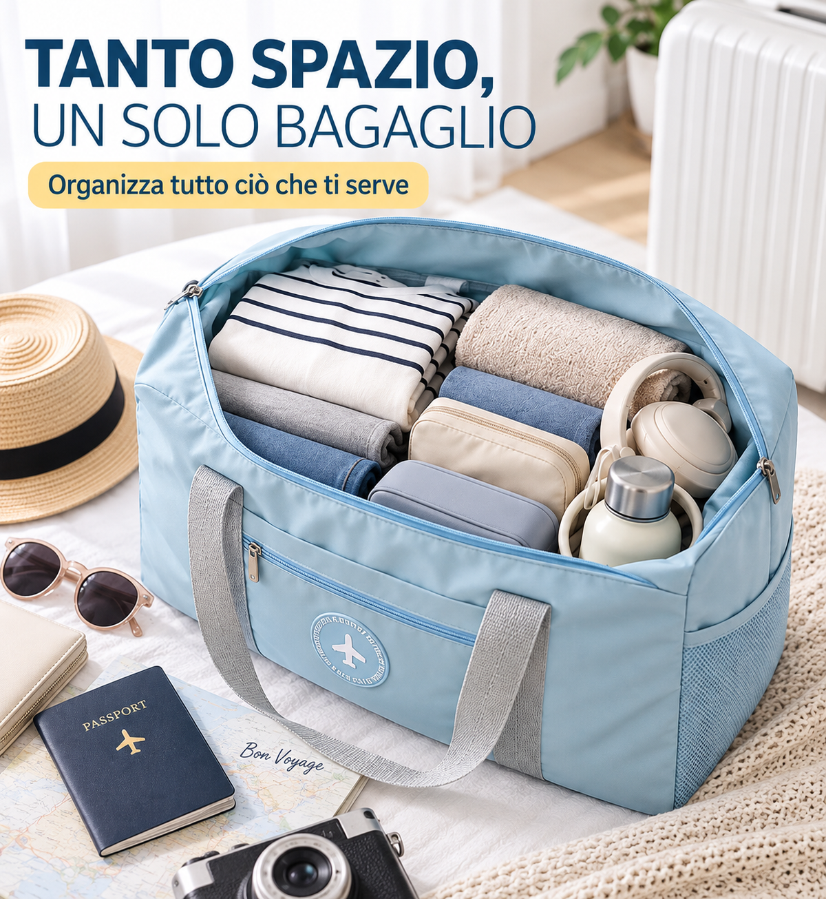 Borsone da Viaggio Pieghevole Impermeabile ✈️