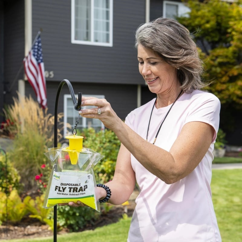 Trappola per mosche usa e getta da esterno