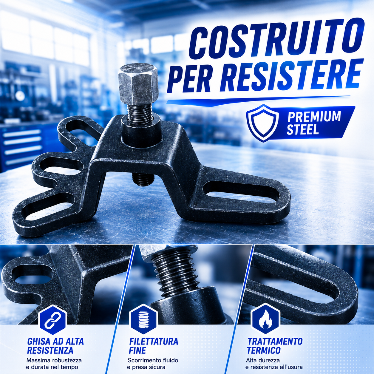 Attrezzo per la rimozione del tamburo del freno