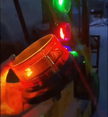 Luce di avvertimento magnetica solare