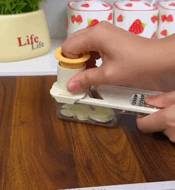 Affettatrice Mandolina 3 in 1 con Contenitore