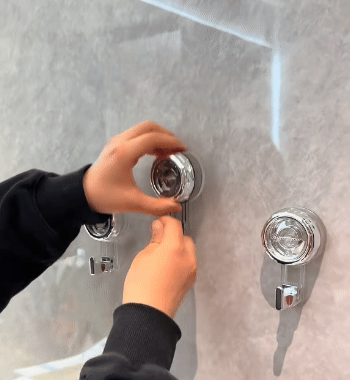 Gancio a ventosa resistente