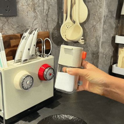 Barattolo spargisale e spezie multifunzionale