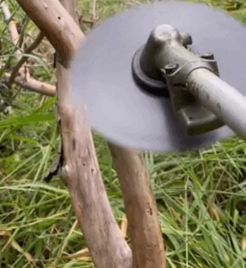 Lama per decespugliatore tipo motosega