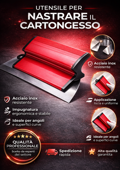 Strumento per nastrare il cartongesso