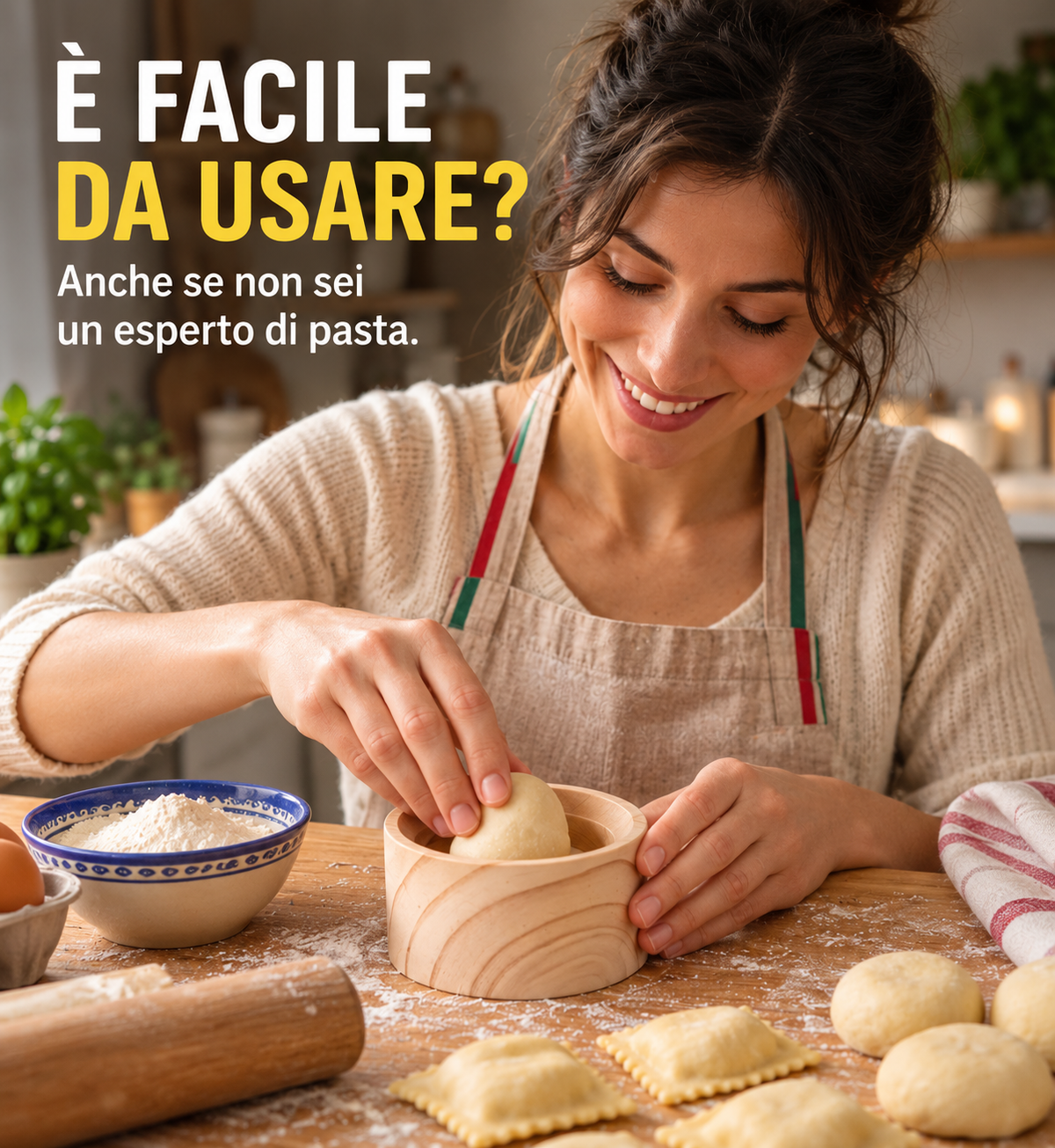 Pressapasta per Ravioli in Legno 🥟