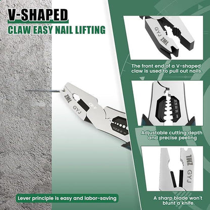 Pinza Spelafili In Acciaio