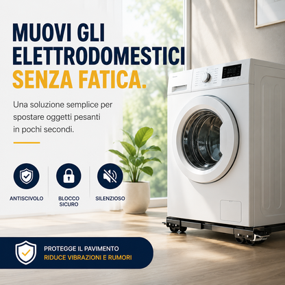 Base Mobile Universale per Lavatrice