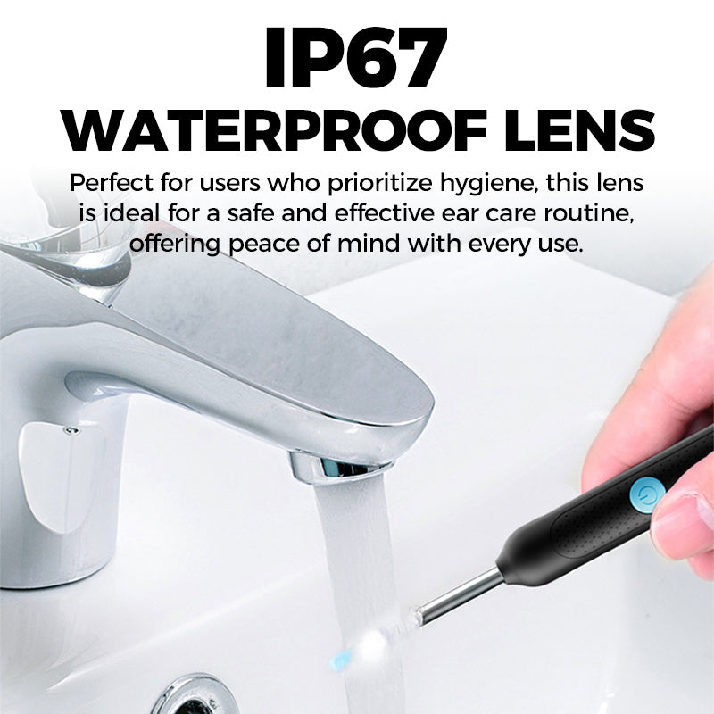 Rimozione elettrica del cerume con visualizzazione