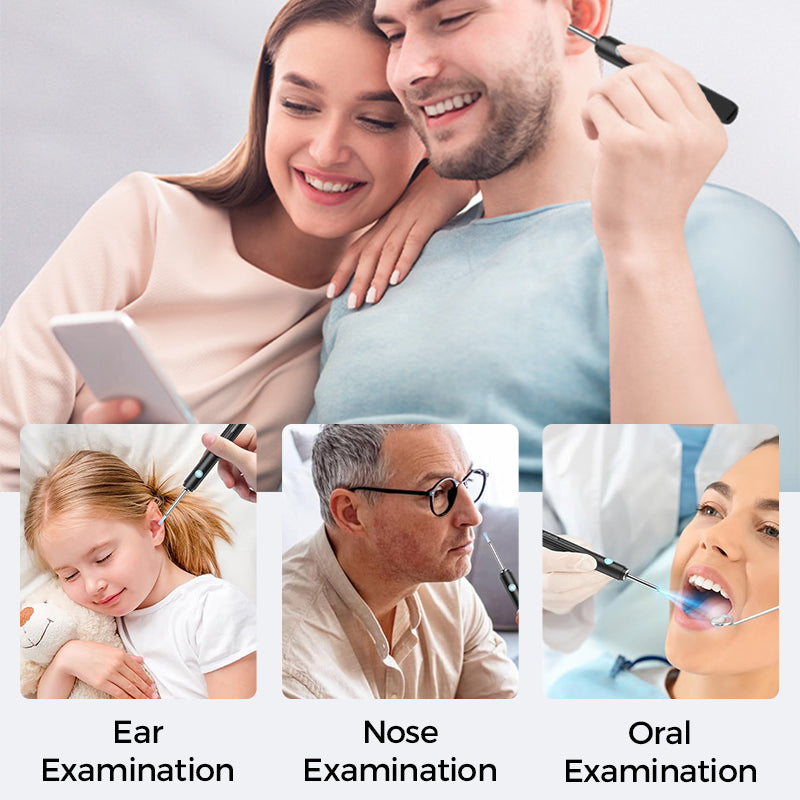 Rimozione elettrica del cerume con visualizzazione