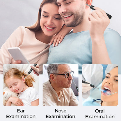 Rimozione elettrica del cerume con visualizzazione