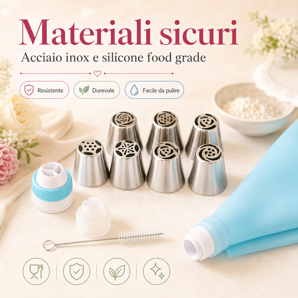 Crea fiori di crema in un gesto, anche se sei alle prime armi