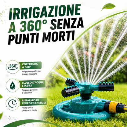 IRRIGATORE ROTANTE AUTOMATICO A 360°