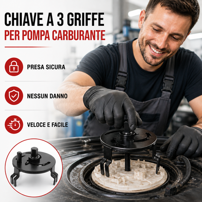 🔧Chiave a 3 ganasce per tappo carburante