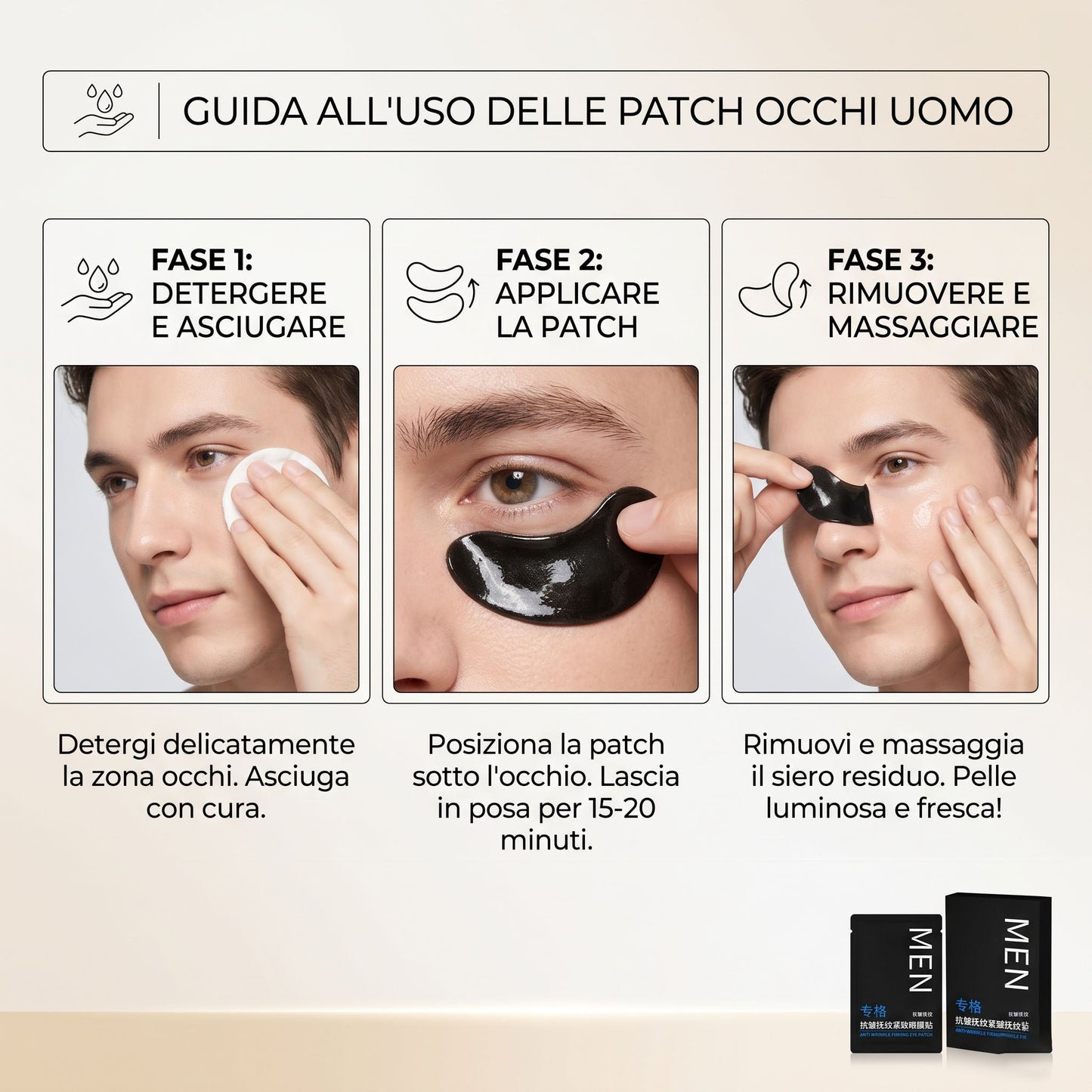 Patch occhi rassodante antirughe