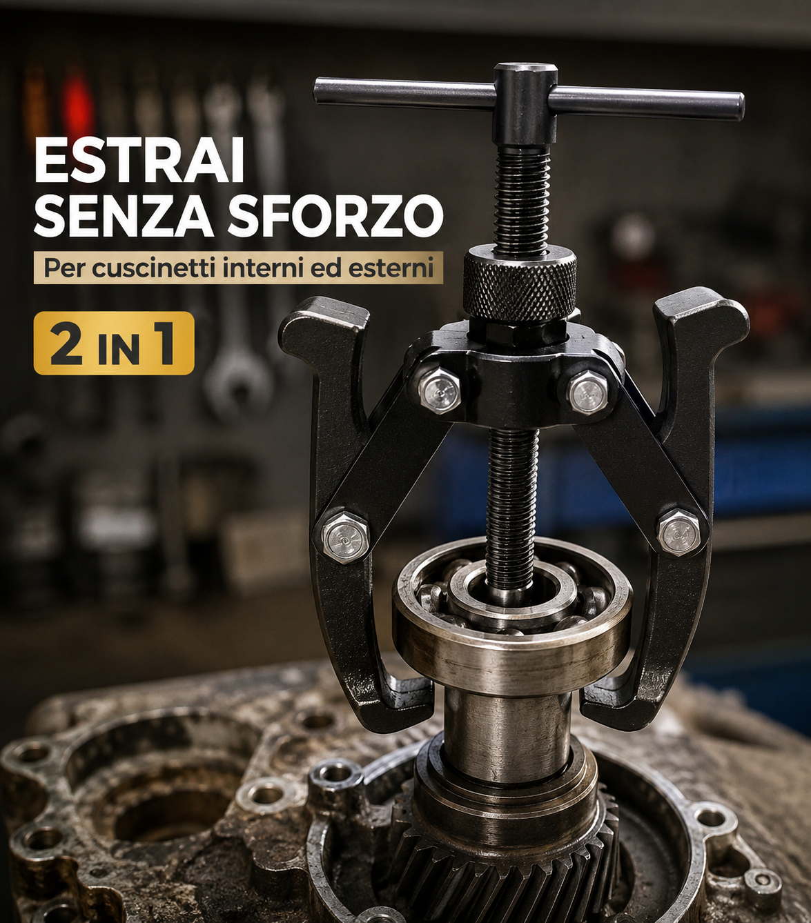 Estrattore Cuscinetti Interni Esterni 3 Griffe