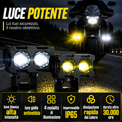 Faro LED Supplementare a Doppia Lente