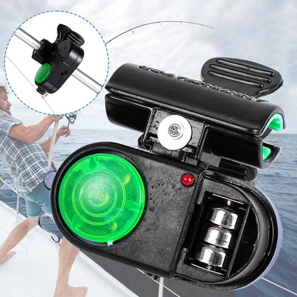 Allarme di abboccata da pesca con luce LED