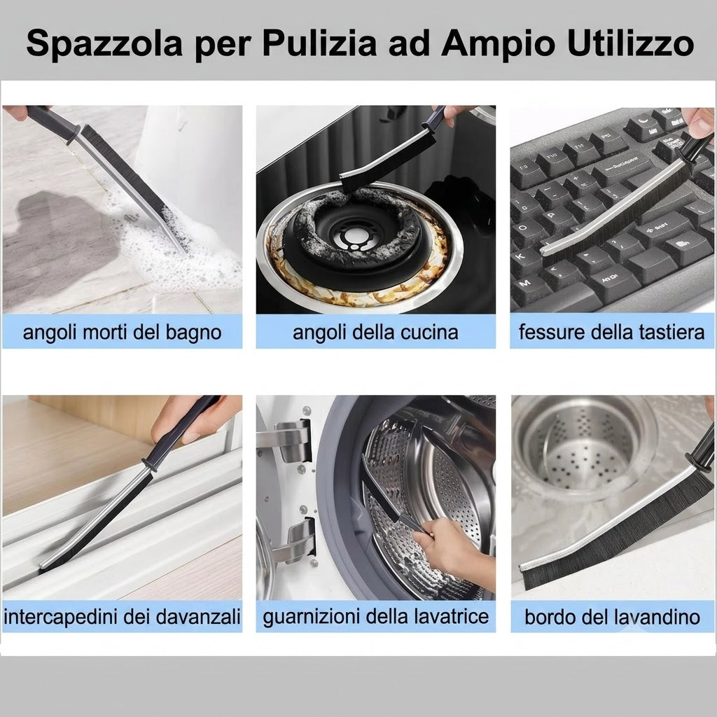 Spazzola per la pulizia delle fessure