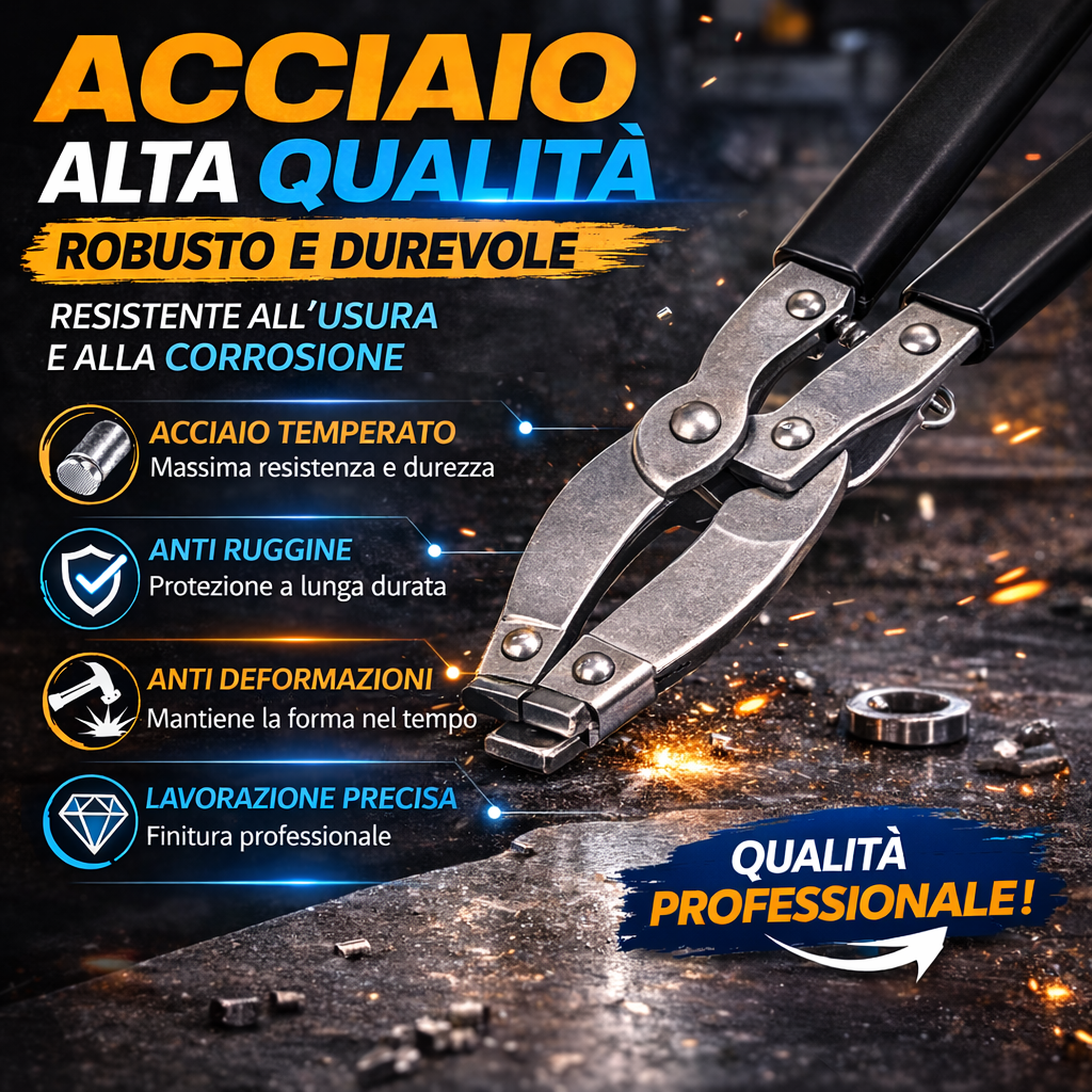 Pinze professionali per fasce elastiche del pistone