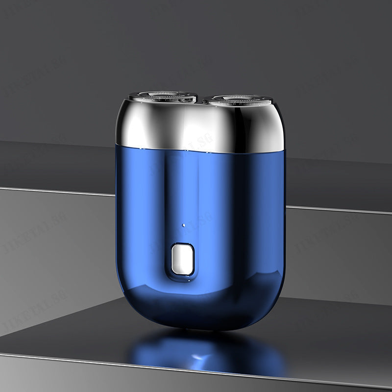 Mini rasoio elettrico a doppia testina