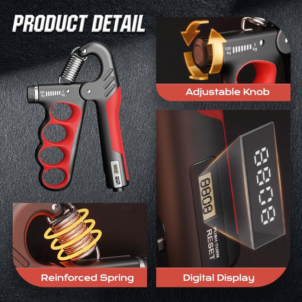 Allenatore di Forza della Presa con Contatore Automatico