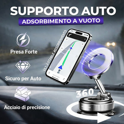 Supporto magnetico per telefono da auto