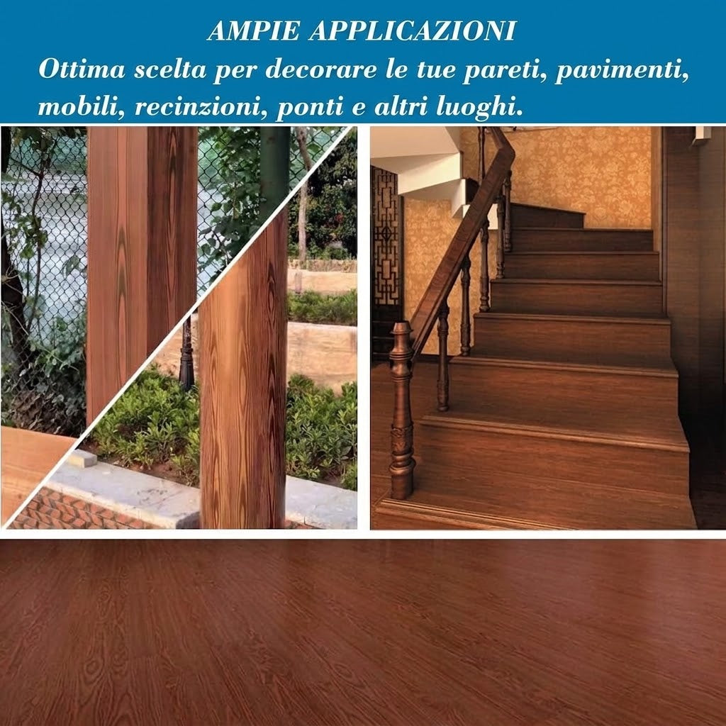 ✨ Kit 4 Pezzi per Effetto Legno