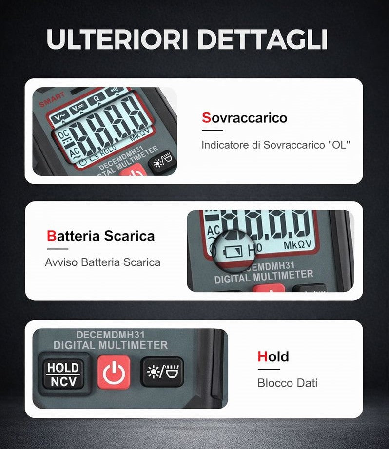 🔥Offerta speciale🔥Multimetro intelligente