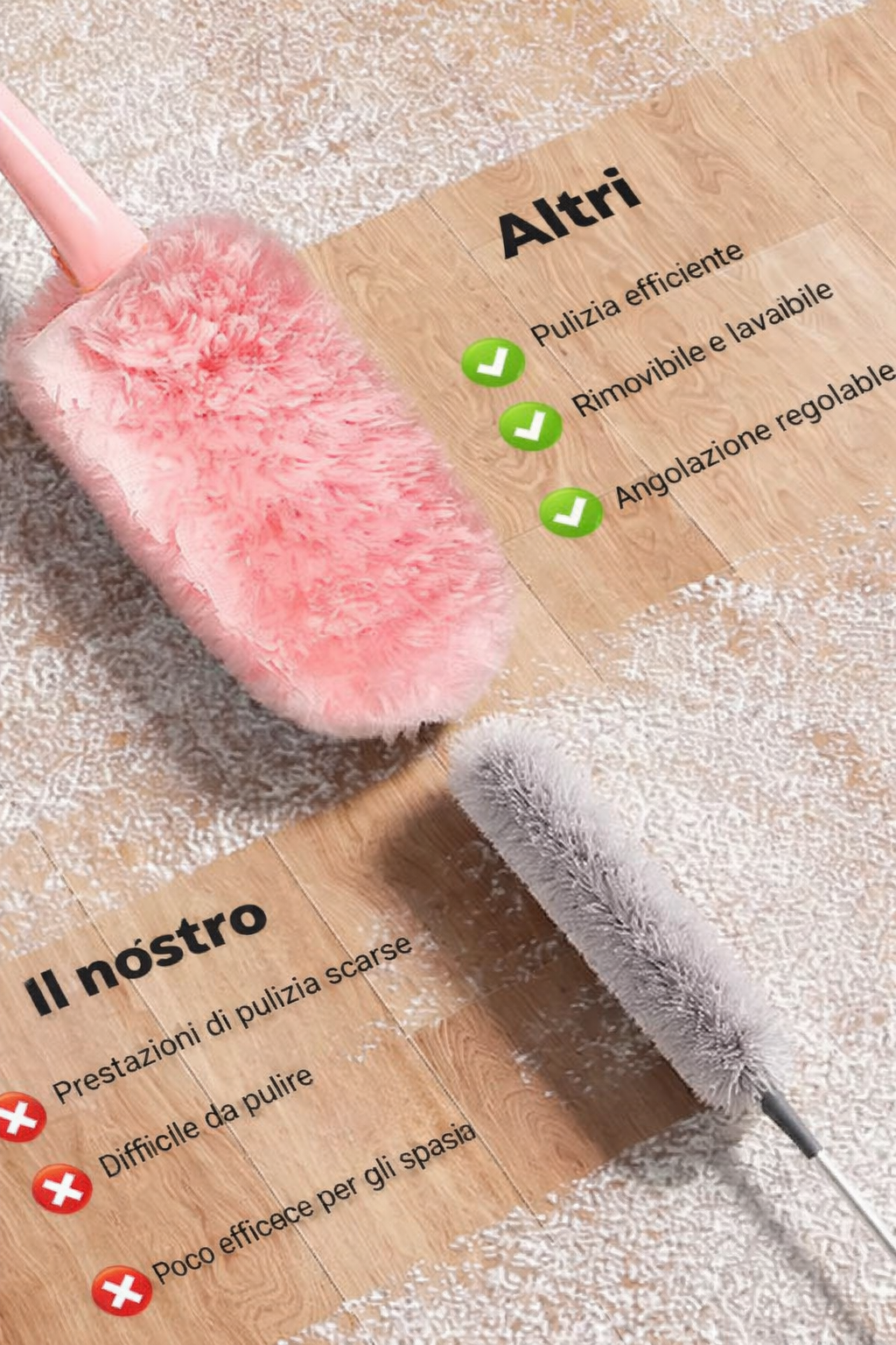 🍃 Spolverino multiuso per la pulizia