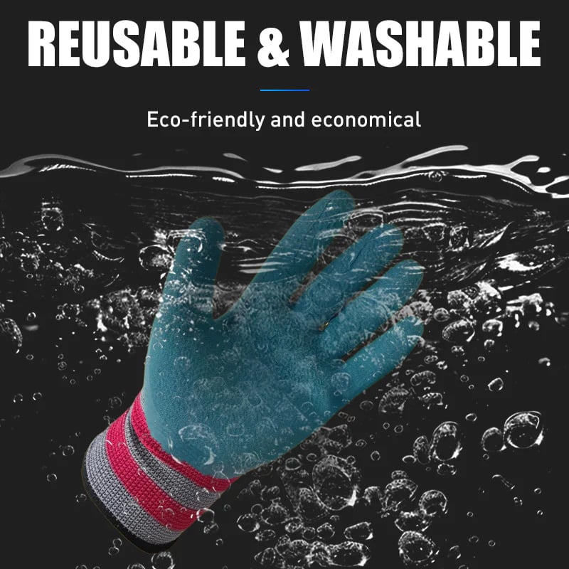 Guanti Riutilizzabili Resistenti e Antiscivolo