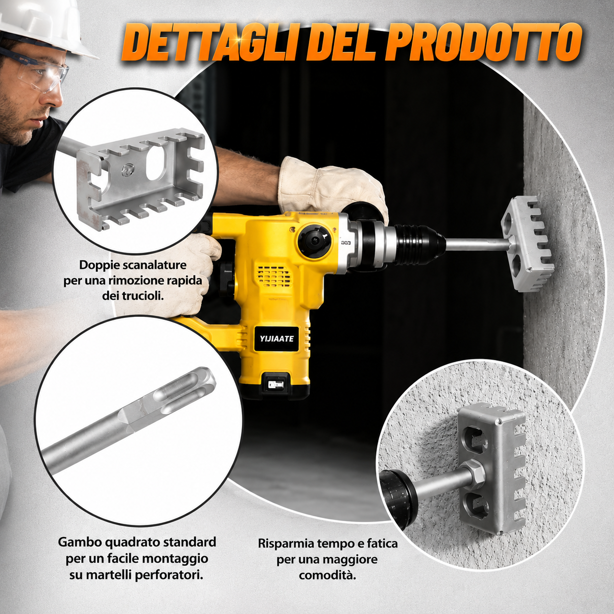 Utensile per apertura scatole elettriche da incasso