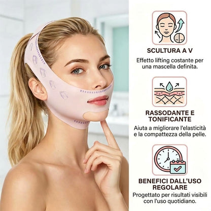 OFFERTA ESCLUSIVA | Fascia riduttore doppio mento