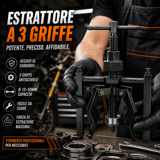 ⚙️Estrattore per cuscinetti pilota interni a 3 griffe🔧