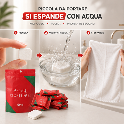 💥Salvietta Viso Compressa Premium Monouso💥