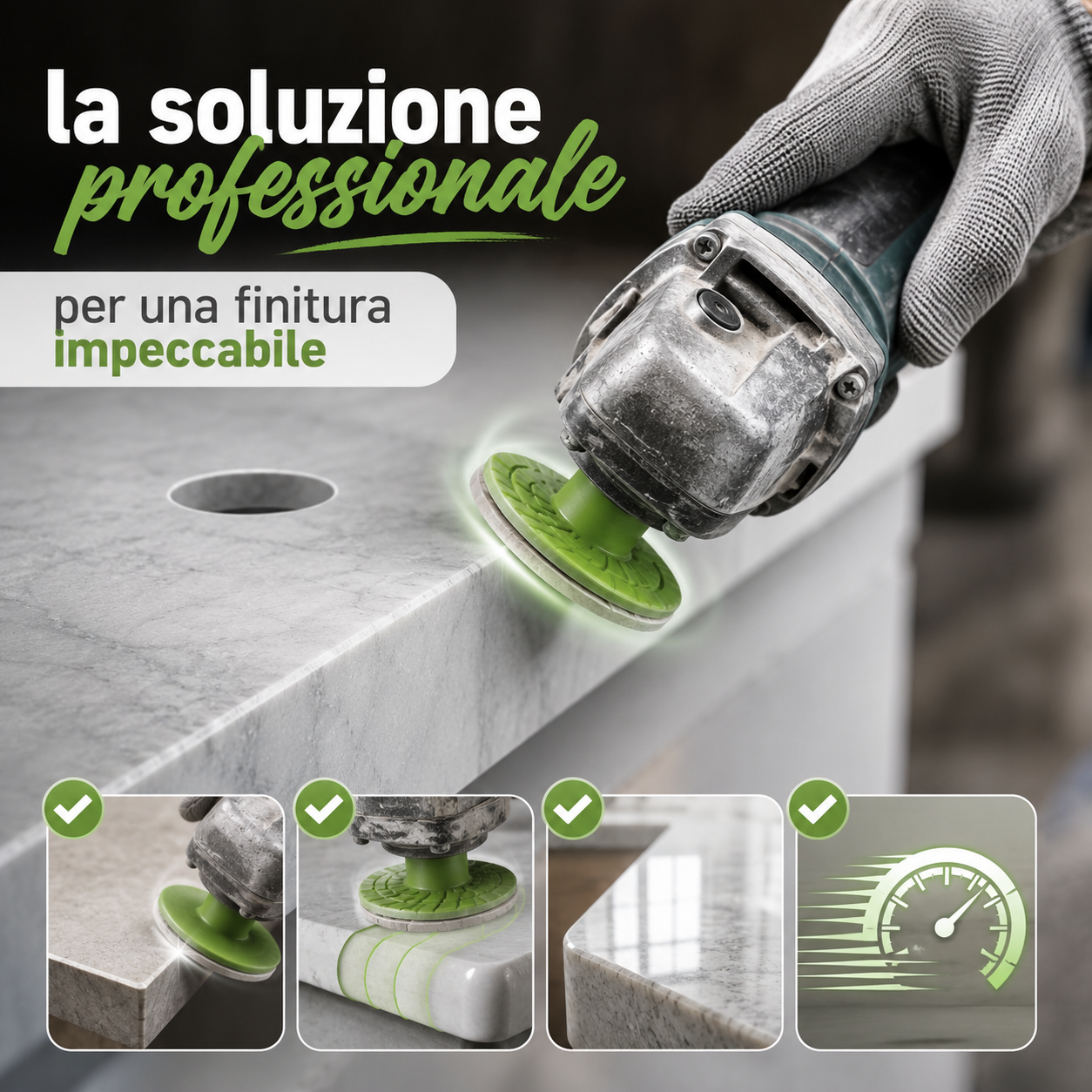 Dischi Abrasivi per Lucidatura di Marmo e Granito